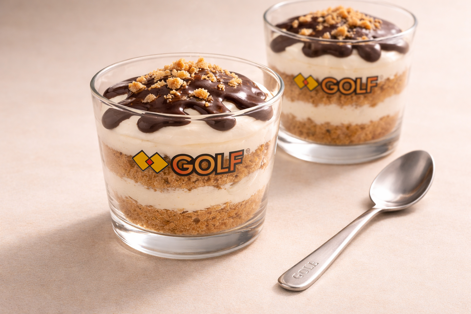GOLF Biscuit Dessert Cups