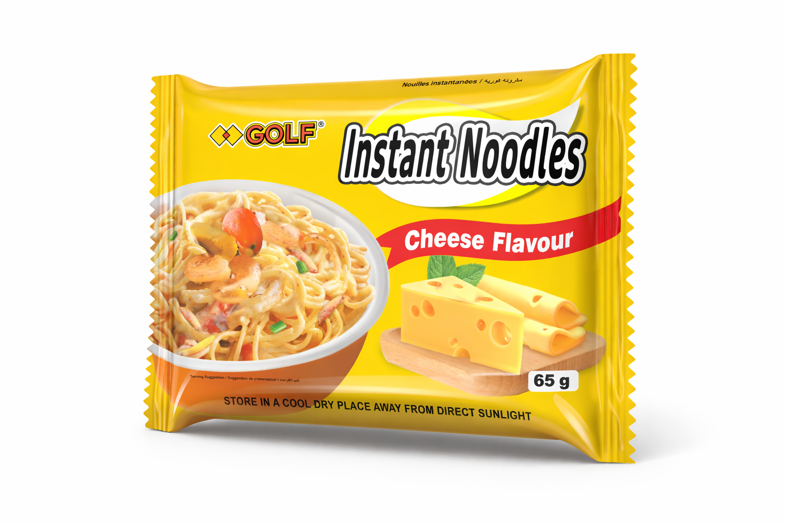 Cheese Flavored Instant Noodle