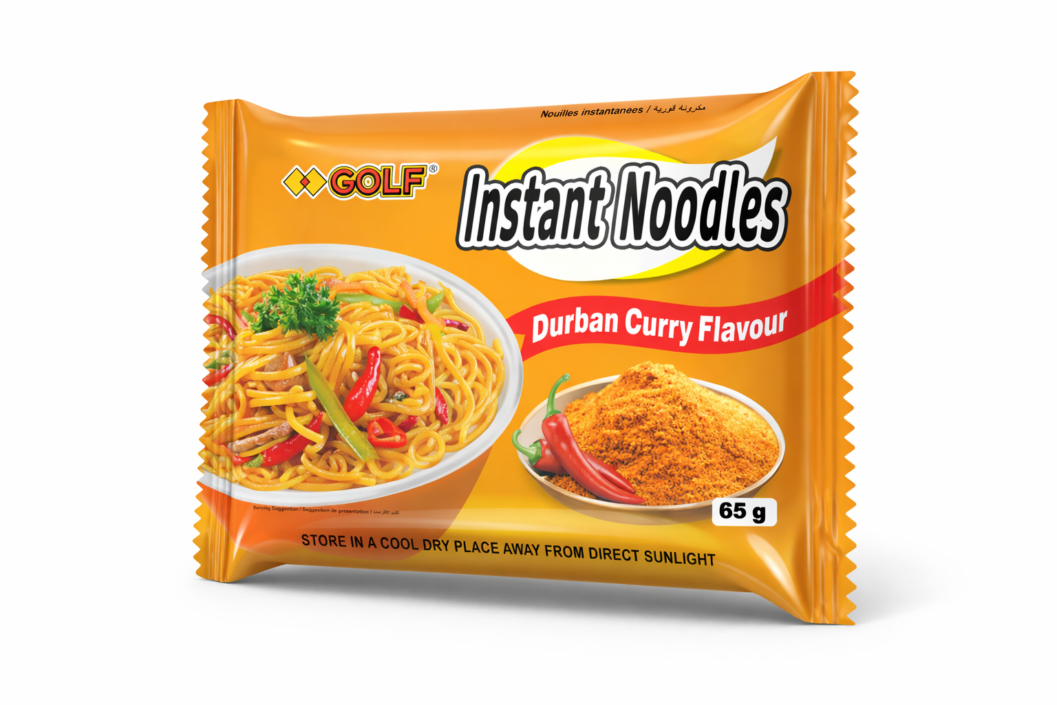Curry Flavored Instant Noodle