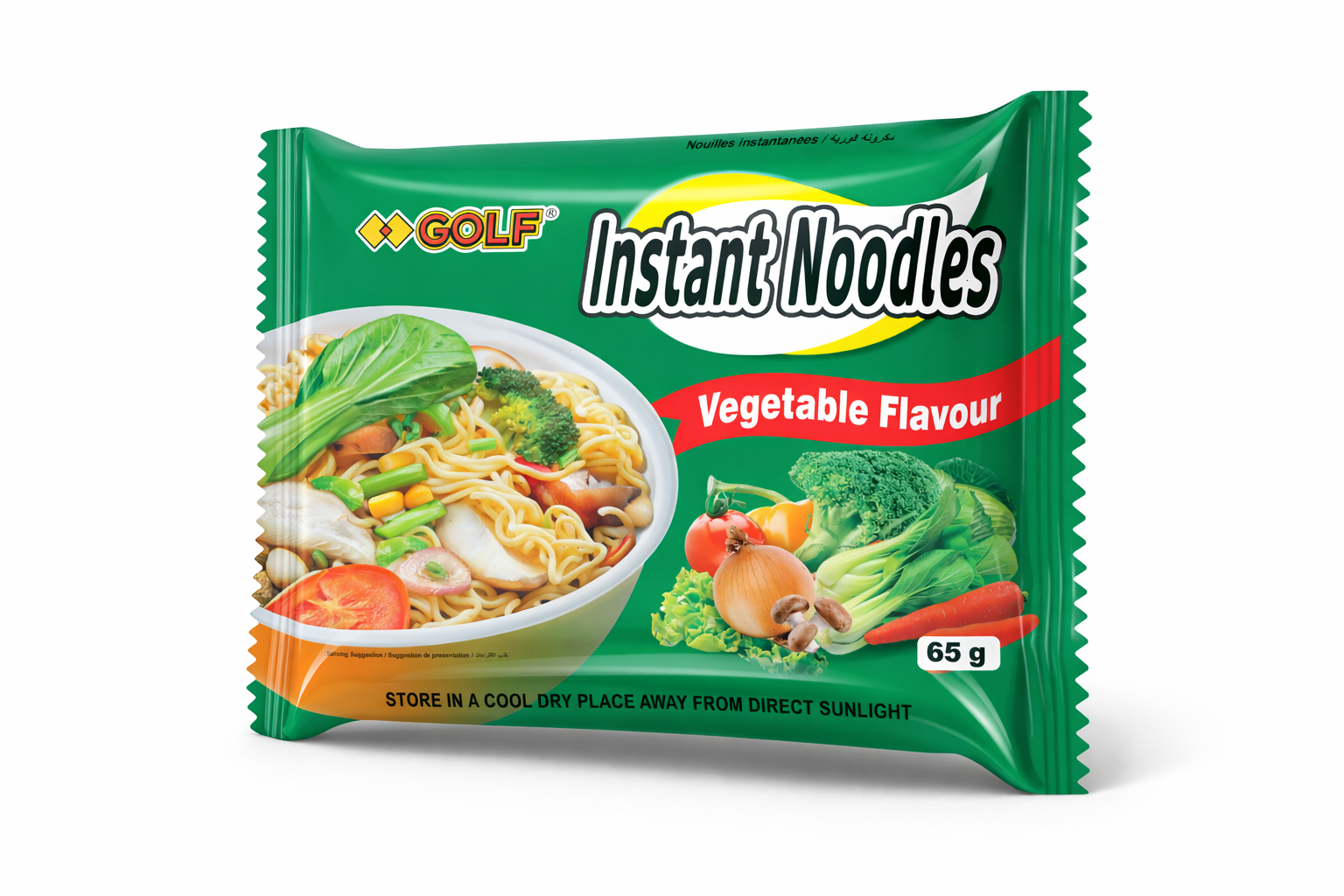 Vegetable Flavored Instant Noodle