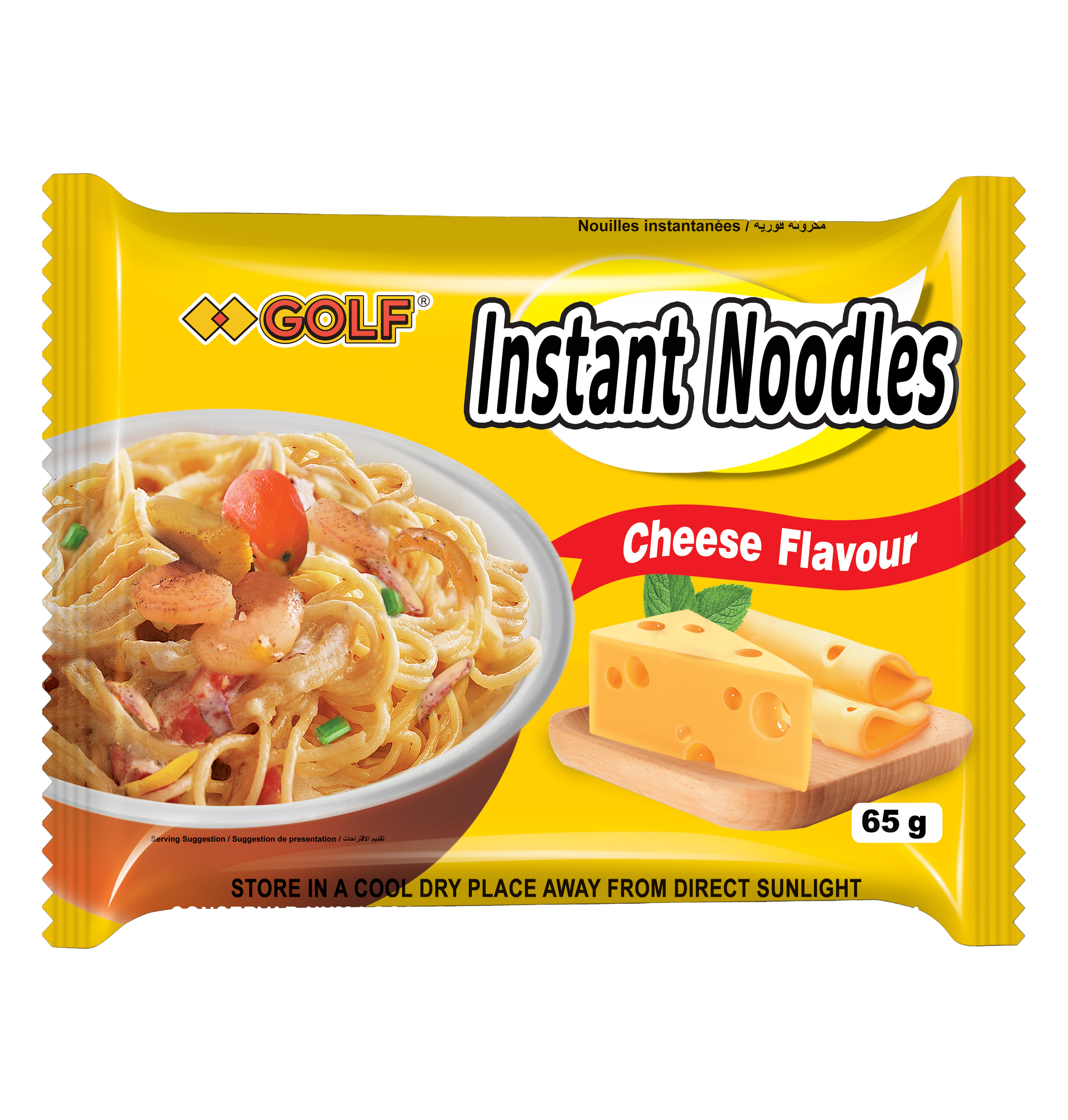 Cheese Flavored Instant Noodle