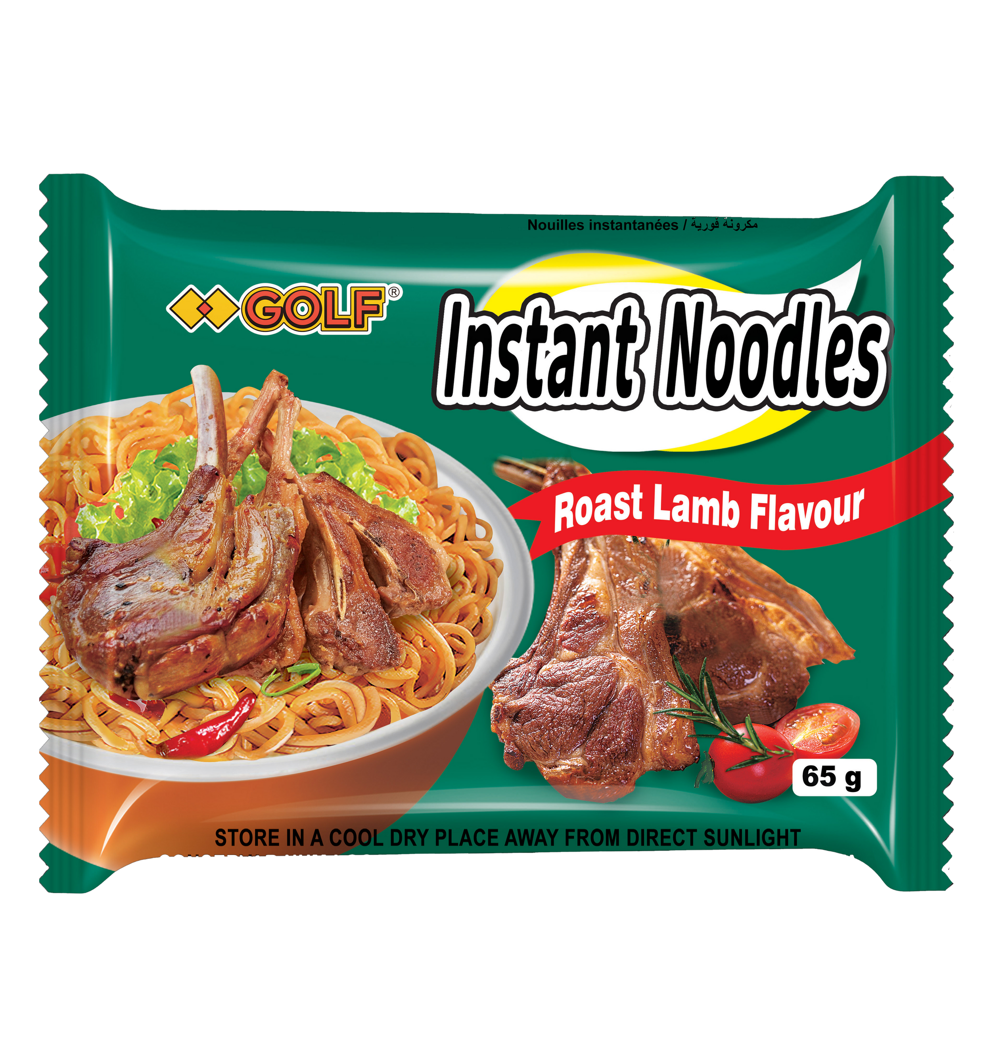 Roast Lamb Flavored Instant Noodle