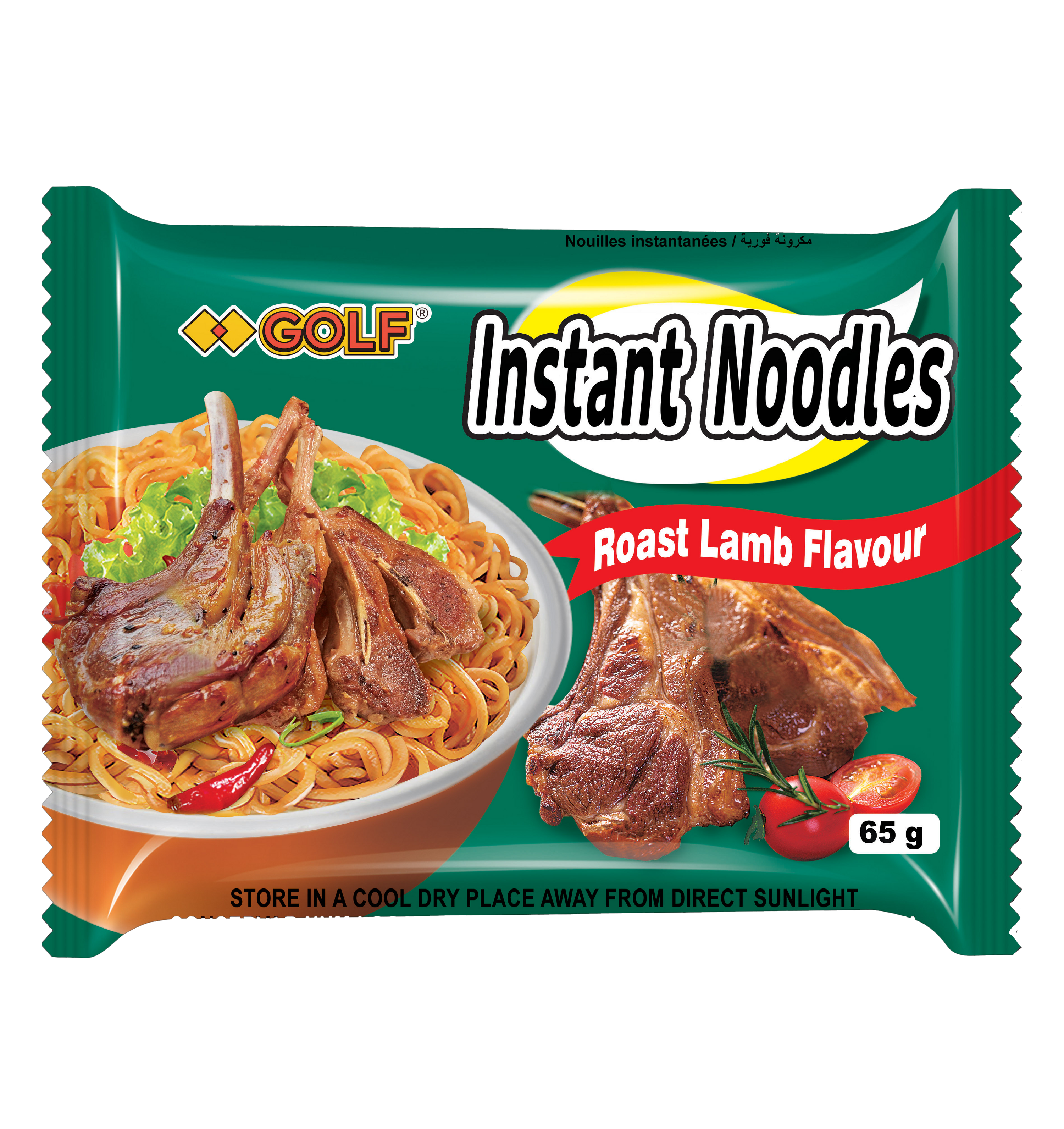 Roast Lamb Flavored Instant Noodle