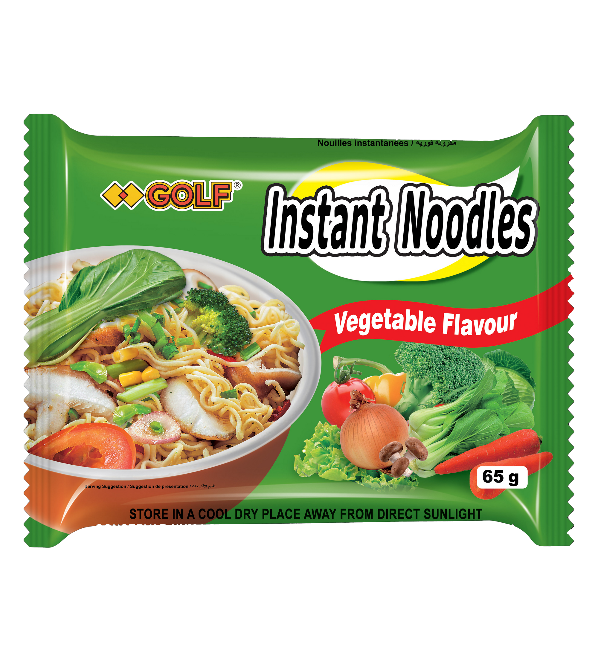 Vegetable Flavored Instant Noodle