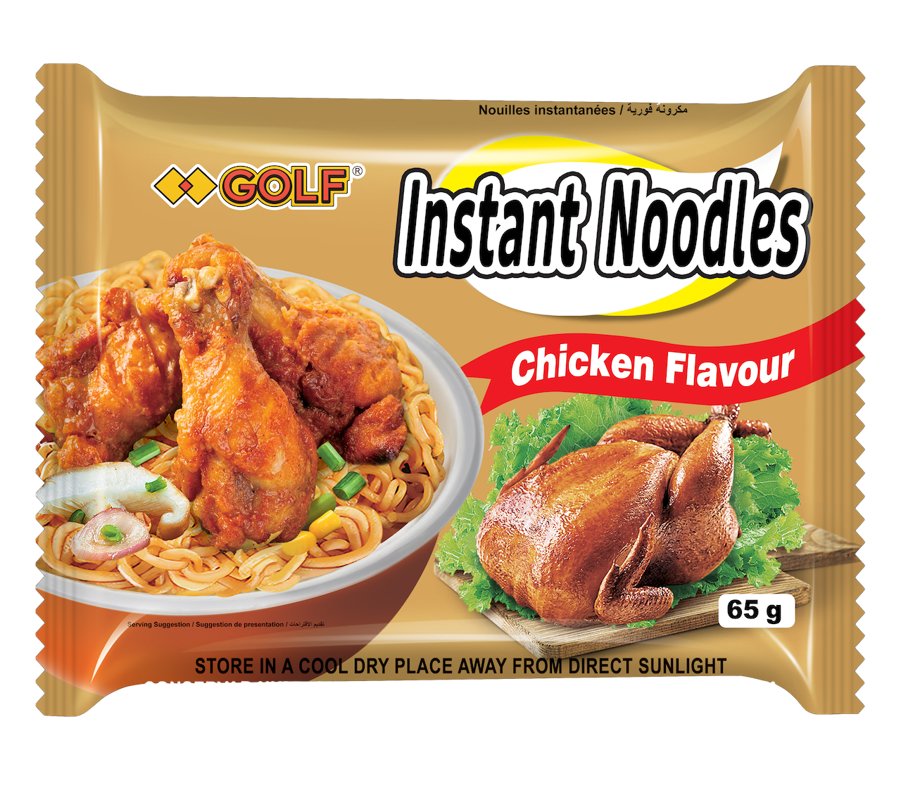 Chicken Flavored Instant Noodle